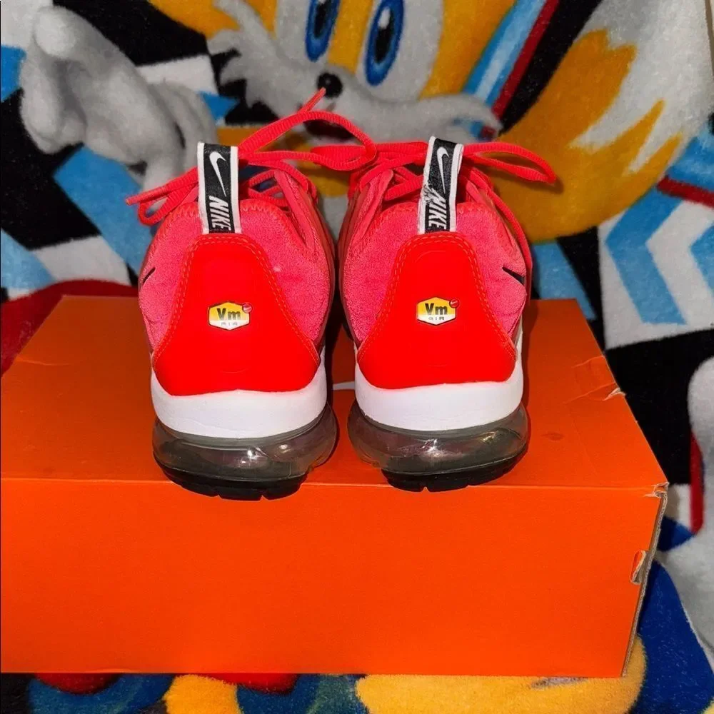 Nike Bright Red VaporMax Plus Shoes